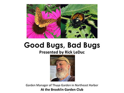 Good Bugs Bad Bugs presentation by Thuya Gardens Manager Rick LeDuc
